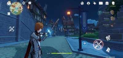 Right after the charged shot you can jump high enough to do a Fall attack