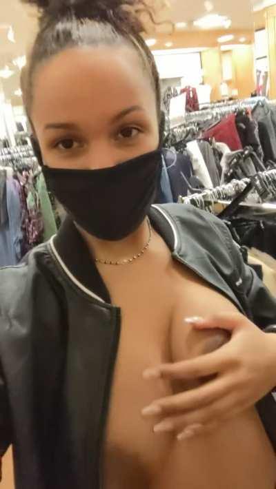 I need someone to titty fuck me in the mall