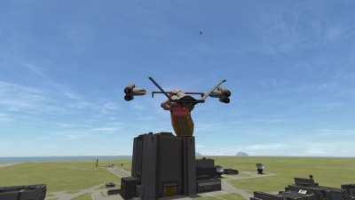 Been excited for Battlefield 2042 and couldn't wait to fly the MV-22 Osprey so I made it myself. It's a stock VTOL with a custom-built APC inside. Hope you all like it.