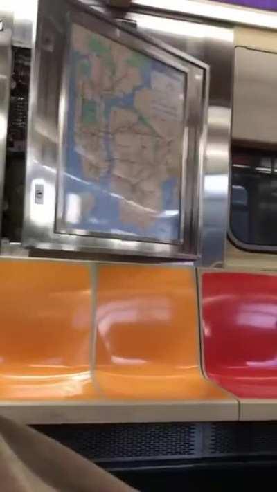 Rough day on the subway