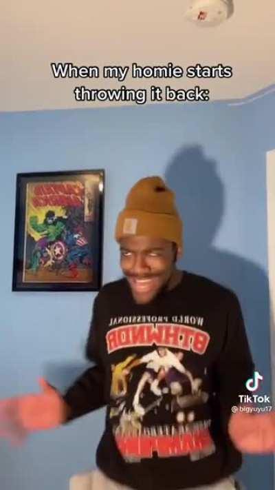 With the boys and only with the boys