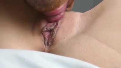 She let's him know that she's about to cum