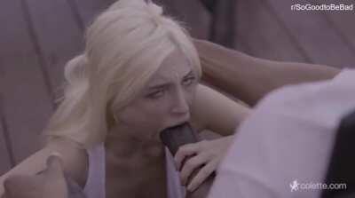 Piper tries to throat a monster