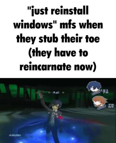 formatted the drive for the 20th time this week award