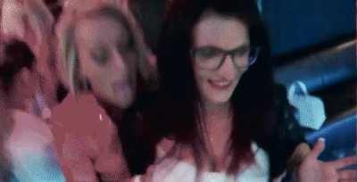 Blonde and Brunette with specs