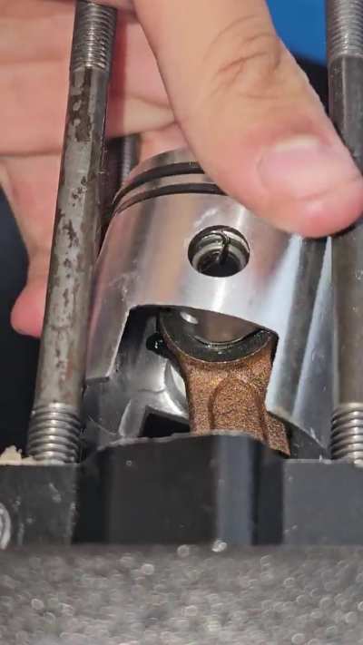 Is my piston supposed to have this much side to side play?