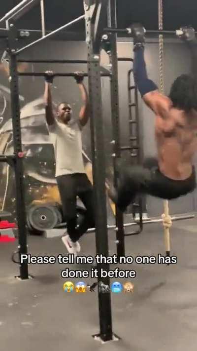 MC thinks the whole gym belongs to him