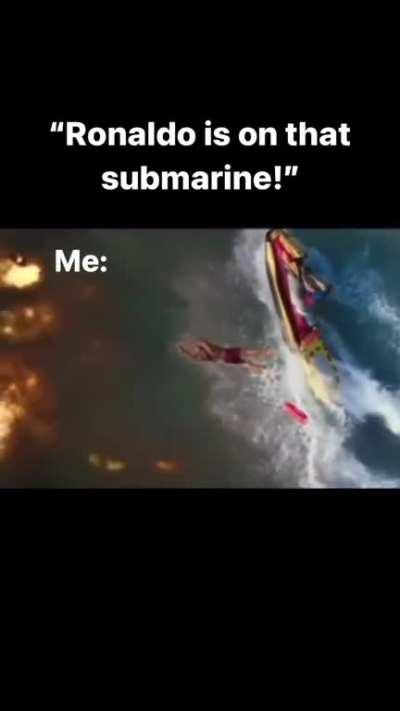 I'm yelling SIUUUUUU as I jump in