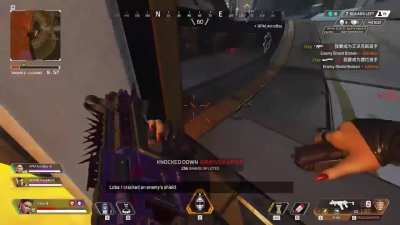 Tried to compensate for that poor R99 aim with PK shots..