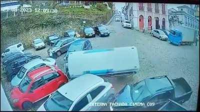 A speeding car causes a bad day for everyone