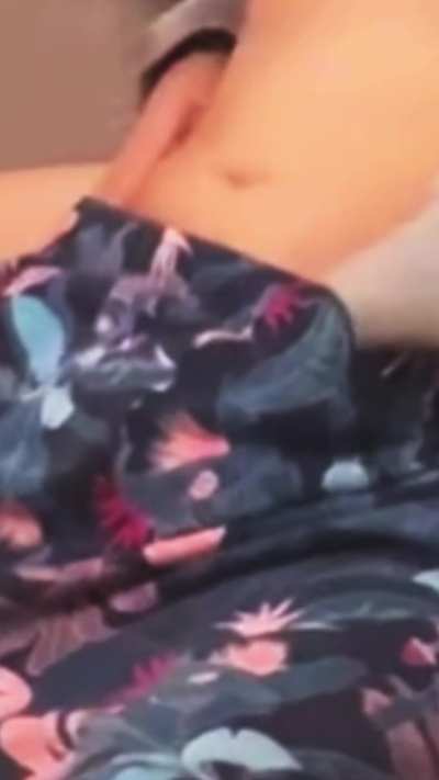 Bestie rubs my pussy in the living room it was risky