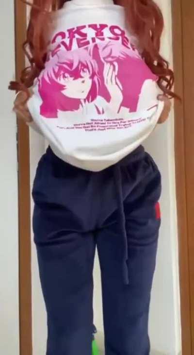 Suck on my huge areolas and then cum