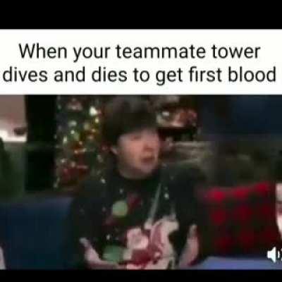 When your teammate tower dives