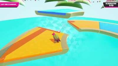 I can only think of the guy jumping all alone up there.