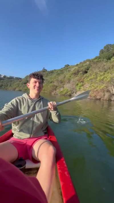 My fave summer moment... blazing in a canoe with my sister on a beautiful lagoon