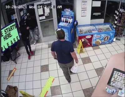 This guy just wanted ice at 4am