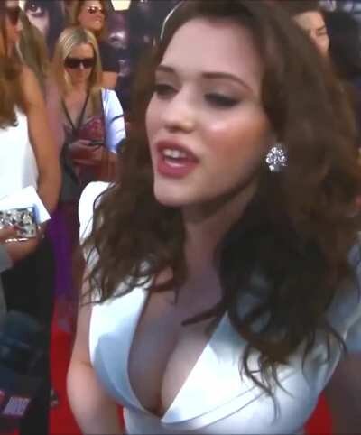 Kat Dennings has big tits