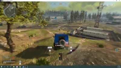 Squad was chasing me while trying to revive my squad. They took my bait lol