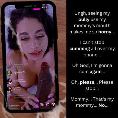 Watching Mom suck my bully's cock makes me so horny...