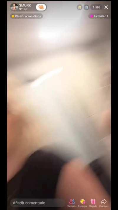 NOOOOOO (her reaction on friends live)