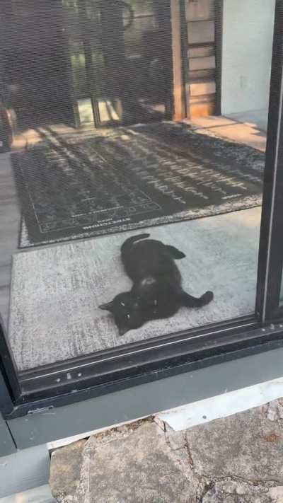 His greeting is everything