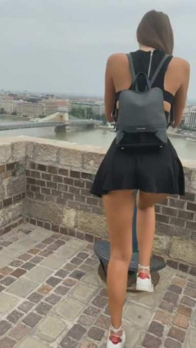 Long legs and stunning ass