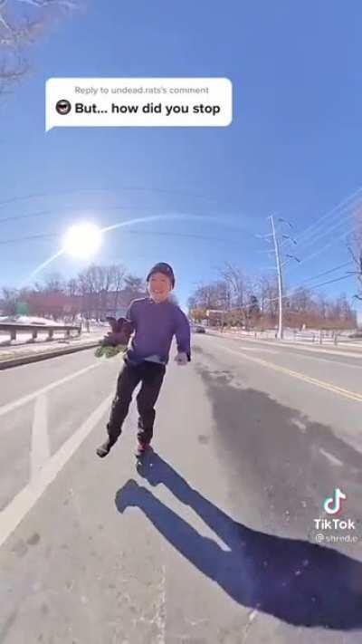 HMRB (Hold my roller blade)