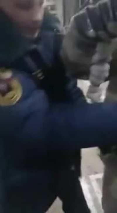 После тушения пожара в Якутске, там очень холодно, один из самых холодных Городов мира