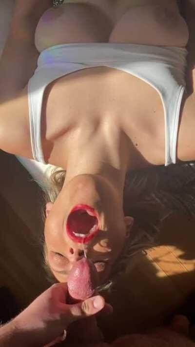 I said you can be the apple of my eye, I definitely did not say please cum directly in my eye. Thanks 😝