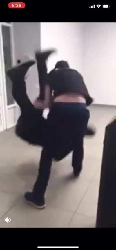 That chuckle before getting folded