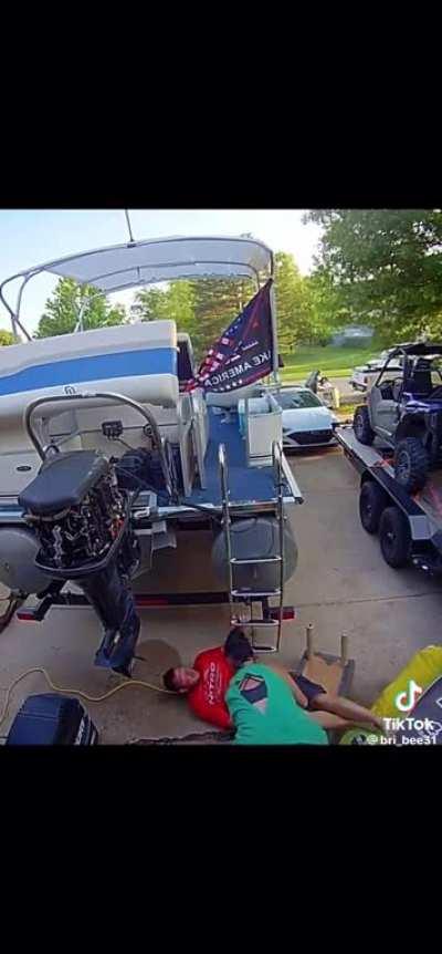 to step off of a stool