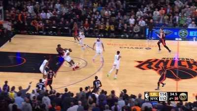 [Highlight] Knicks get the stop and Brunson drops in the bucket to tie the game up