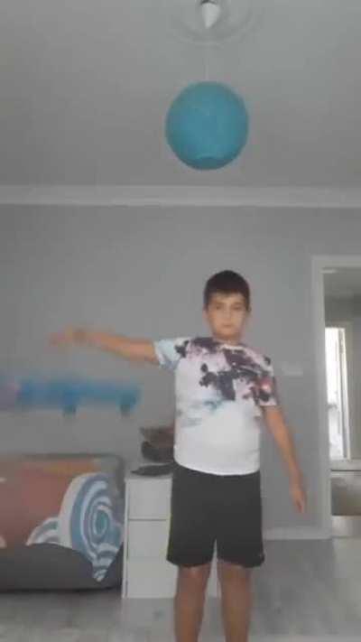 Chad emotes after a kill