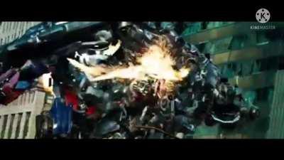 DotM Optimus Rage Scene but I made it into a shipost