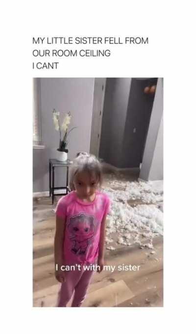 She doesn’t look like she’s your sister anymore…