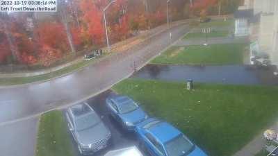 high horsepower, FR layout, wet road, predictable result