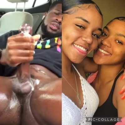 Bad thotties Kiara and mani watchin a fat nut to them🤤😮‍💨🔥