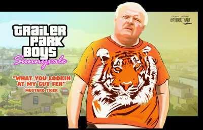 Legendary Mustard Tiger - Richard Collins as a GTA inspired art and animation