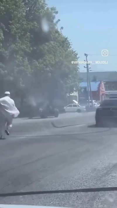 Firing a gun in public 