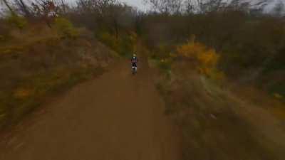 Motocross chases are so much fun.