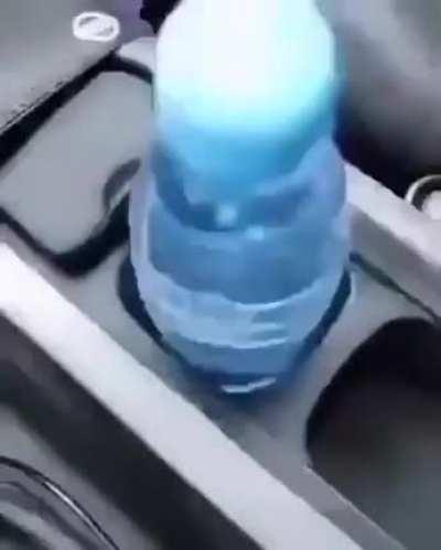 It goes in the square hole