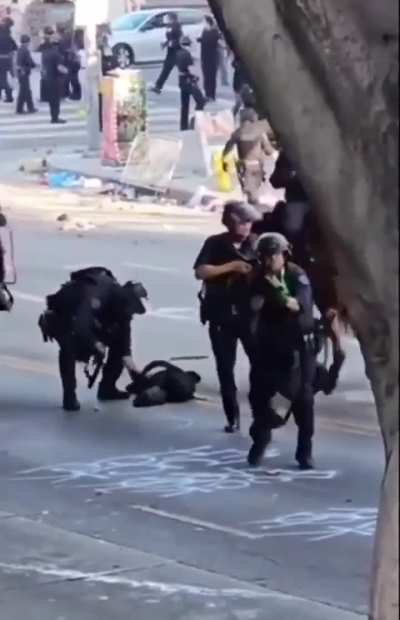 More protecting and serving brought to you by LAPD