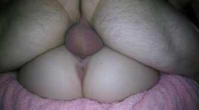 Balls deep pumping with HUGE cum leak [OC]