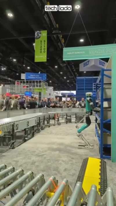 to show off a hard working robot