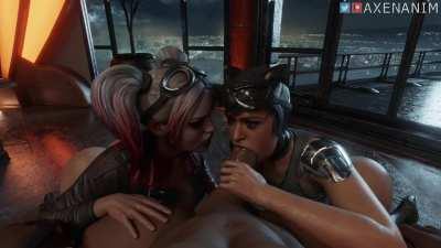 Harley & Catwoman (AXENANIM) [Batman, DC]