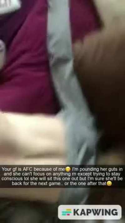 You were playing Xbox with your girlfriend when suddenly her character stopped moving and she went silent on the mic