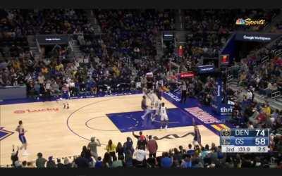 [Highlight] Stephen Curry hits his 3000th 3 ball to end the 3rd.