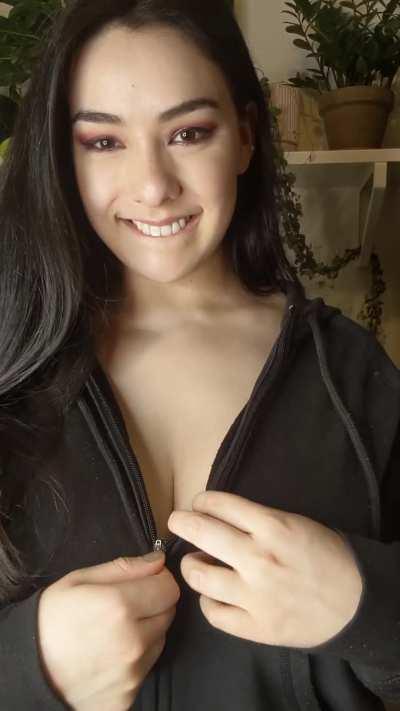 Would you let me borrow your hoodie for these sweater puppies?