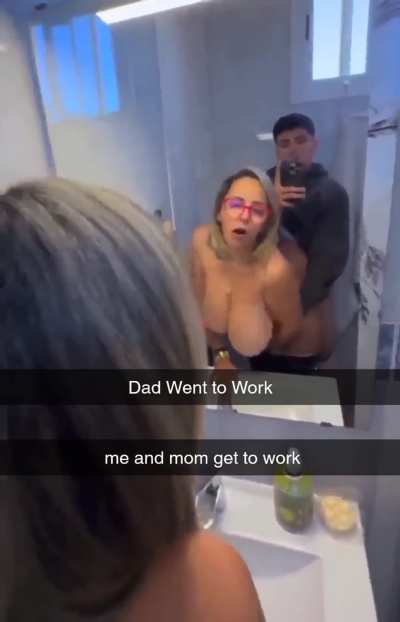 good mom know how to take care son, if this make you wet, its not fantasy anymore