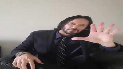 A slap on the hot Brazilian Keanu Reeves